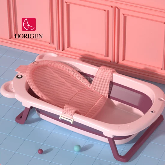 신제품 플라스틱 새 스타일 접이식 아기 욕조 휴대용 접이식 욕조가있는 좋은 접이식 아기 욕조